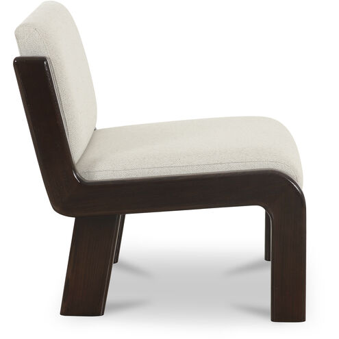 Edie White Accent Chair